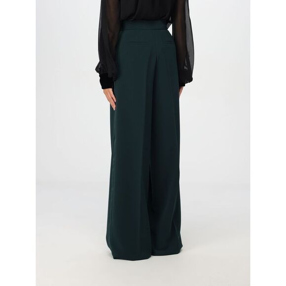 Max Mara Pianoforte Pants Woman Green - Picture 3 of 4